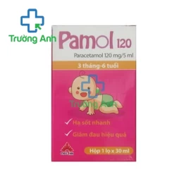 Pamol 120 CPC1HN (30ml) - Thuốc giảm đau, hạ sốt cho trẻ em hiệu quả