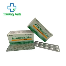 Acarbose 50mg Khapharco - Thuốc điều trị đái tháo đường tup 2