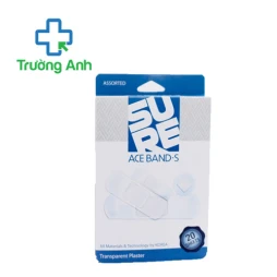 Băng keo cá nhân trong suốt Ace Band-S (Transparent) (4 size) (hộp 20 miếng)