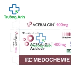 Aceralgin 400mg Medochemie - Thuốc điều trị nhiễm Herpes simplex