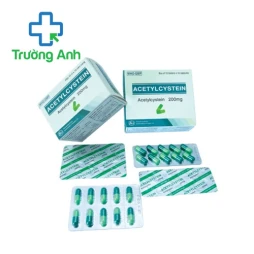 Acetylcystein 200 Khapharco (100 viên) - Thuốc làm tiêu nhầy hiệu quả