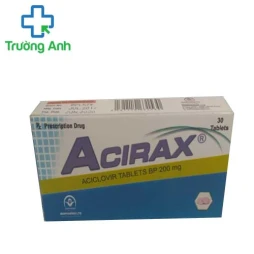 Acirax 200mg - Viên nén điều trị nhiễm Herpes zoster, Herpes simplex