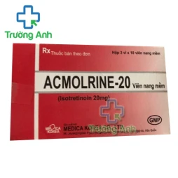 Acmolrine - 20 Soft Capsule - Thuốc điều trị mụn trứng cá hiệu quả của Hàn Quốc