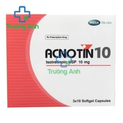 Acnotin 10mg - Thuốc trị mụn trứng cá hiệu quả của Thái Lan