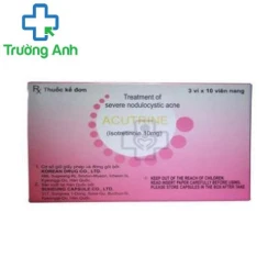 Acutrine 10mg - Thuốc điều trị mụn trứng cá hiệu quả của Hàn Quốc