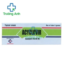 Acyclovir 5g Medipharco - Thuốc chống virus Herpes hiệu quả (10 hộp)