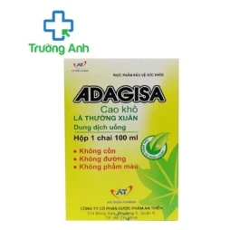 ADAGISA lọ 100ml - Hỗ trợ làm giảm các chứng ho khan, khàn tiếng, đau rát họng