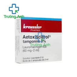 Aetoxisclerol tamponne 3% - Thuốc điều trị suy giãn tĩnh mạch