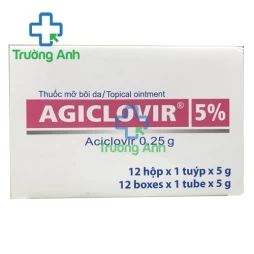 AGICLOVIR 5% Agimexpharm - Thuốc điều trị nhiễm virus hiệu quả (10 hộp)