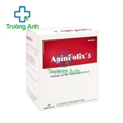 Aginfolix 5 Agimexpharm - Giúp bổ sung acid folic hiệu quả