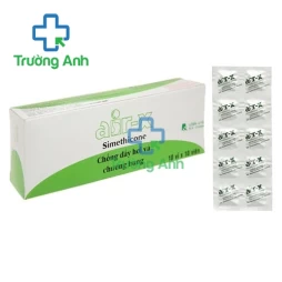 Air-x 80mg (hương bạc hà) - Thuốc điều trị ở hơi, đầy bụng hiệu quả