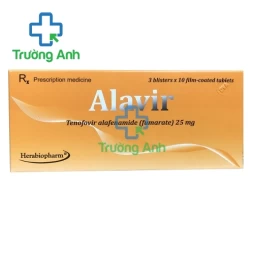 Alavir 25mg Hera - Thuốc điều trị viêm gan B