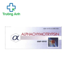 Alphachymotrypsin 4200UI Usarichpharm (100 viên) - Thuốc chống phù nề và kháng viêm hiệu quả