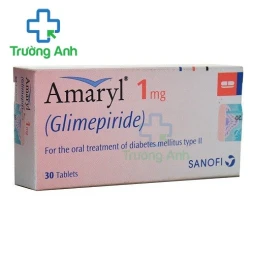 Amaryl 1mg - Thuốc kiểm soát tình trạng tăng đường huyết hiệu quả của Sanofi