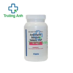 Amlodipine besylate 10mg - Thuốc điều trị cao huyết áp của Cipla