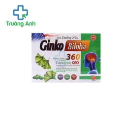 An Dưỡng Não Ginkgo Biloba 360 Santex - Giúp tăng cường lưu thông máu não