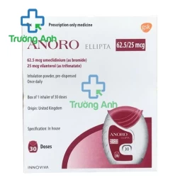 Anoro Ellipta 62.5/25mcg - Thuốc điều trị duy trì giãn phế quản