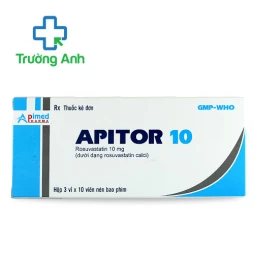 Apitor 10 - Thuốc giúp hạ mỡ máu hiệu quả của Apimed