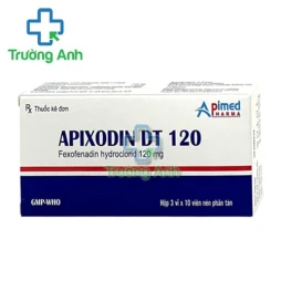 Apixodin DT 120 - Thuốc điều trị viêm mũi dị ứng của Apimed