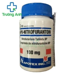 Apo-Nitrofurantoin 100mg - Thuốc điều trị nhiễm khuẩn đường tiểu hiệu quả