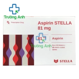 Aspirin Stella 81mg - Thuốc phòng ngừa nhồi máu cơ tim và đột quỵ hiệu quả