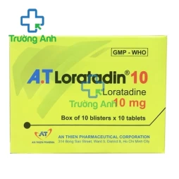 A.T Loratadin 10 (vỉ) - Thuốc điều trị dị ứng hiệu quả