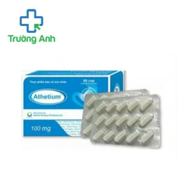 Athetium Capsule 100mg Daiichi Sankyo - Viên uống giảm tác hại bia rượu