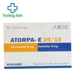 Atorpa- E 20/10 - Thuốc điều trị tăng cholesterol máu hiệu quả