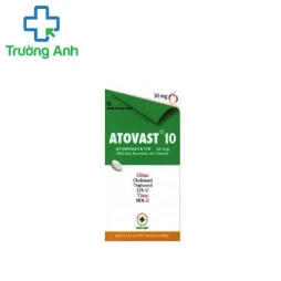 Atovast 10mg - Thuốc điều trị mỡ máu hiệu quả