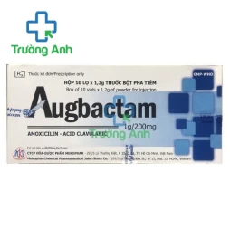 Augbactam 1g/200mg Mekophar - Thuốc điều trị nhiễm khuẩn hiệu quả