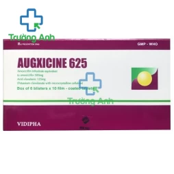 Augxicine 625 - Thuốc điều trị nhiễm khuẩn hiệu quả của Vidipha