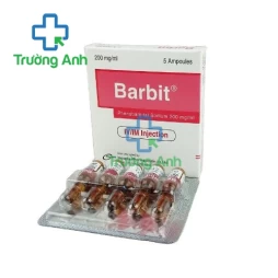 Barbit injection 200mg/ml  - Thuốc điều trị động kinh hiệu quả