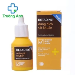 Betadine Antiseptic Solution 10% Mundipharma 30ml - Dung dịch sát khuẩn hiệu quả