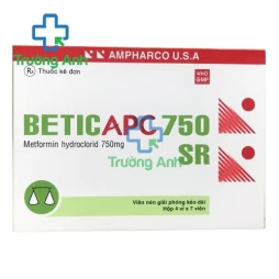 BeticAPC 750 SR Ampharco - Thuốc điều trị đái tháo đường tuýp 2 hiệu quả 