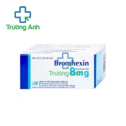 Bromhexin 8mg Khapharco (45 viên) - Thuốc điều trị viêm phế quản