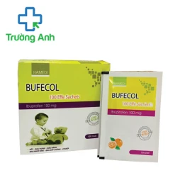 Bufecol 100 Effe Sachets (24 gói) - Thuốc giảm đau hạ sốt hiệu quả của Hamedi