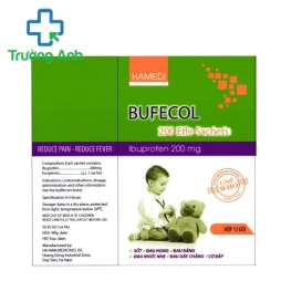 Bufecol 200 Effe Sachets- Thuốc hạ sốt giảm đau hiệu quả của Hamedi