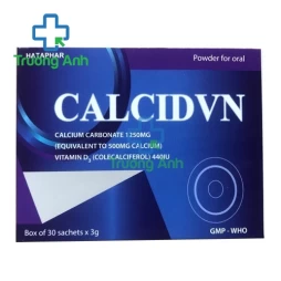 Cancidvn 500mg Hataphar - Thuốc giúp bổ sung calci hiệu quả