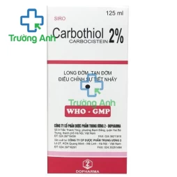 Carbothiol Dopharma - Thuốc giúp long đờm, tiêu nhầy hiệu quả