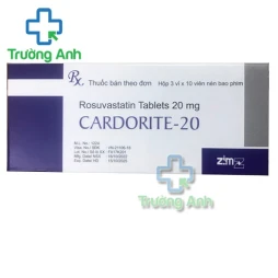 Cardorite-20 - Thuốc điều trị tăng cholesterol máu hiệu quả của Ấn Độ