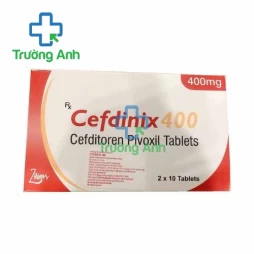 Cefdinix 400 Coral - Thuốc điều trị nhiễm khuẩn đường hô hấp