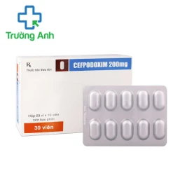 Cefpodoxim 200 TV.Pharm - Thuốc điều trị nhiễm khuẩn hiệu quả