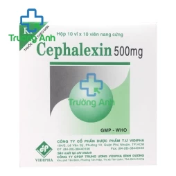 Cephalexin 500mg Vidipha - Thuốc điều trị nhiễm khuẩn nặng hiệu quả 