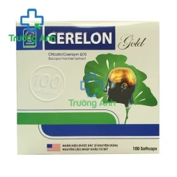 Cerelon Gold Citicolin/Coenzym Q10 USA (mẫu trắng) - Hỗ trợ tuần hoàn máu não