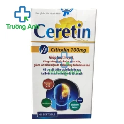 Ceretin Santex (lọ 60 viên) - Tăng cường tuần hoàn máu não hiệu quả