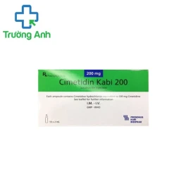 Cimetidin Kabi 200mg - Thuốc điều trị viêm loét dạ dày, tá tràng hiệu quả