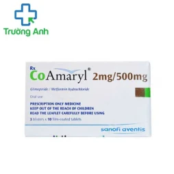 Co Amaryl 2/500 - Thuốc điều trị bệnh đái tháo đường hiệu quả