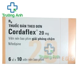 Cordaflex 20mg - Thuốc điều trị các bệnh tim mạch hiệu quả