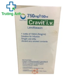 Cravit I.V 750mg/150ml - Thuốc điều trị nhiễm khuẩn đường hô hấp