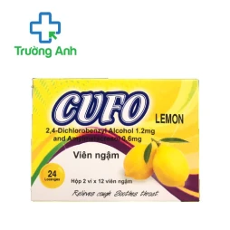 Cufo Lozenges (Lemon) - Viên ngậm trị ho hiệu quả của Ấn Độ